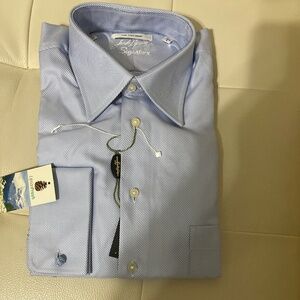 Jack lipson blue Men’s Large dress shirt